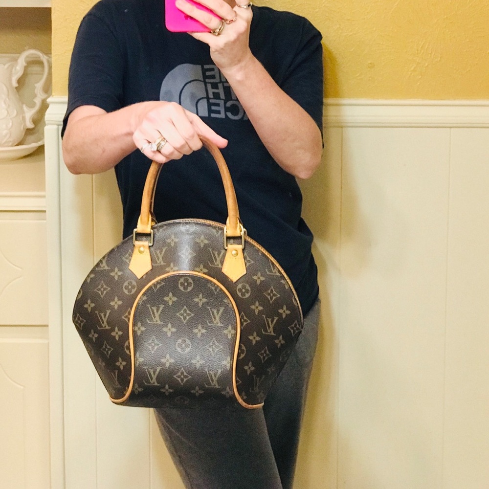 Louis Vuitton Brown Monogram Tote - Picture 8 of 11